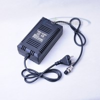 3-poliges Batterie Akku Ladegerät für E-Scooter Midi Bike E-Bike 24V 1,6A - 2,0A