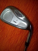 TAYLORMADE BURNER RAC OS 4 IRON STIFF STEEL SHAFT 