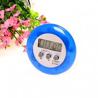 LCD Digital Kurzzeitmesser Eieruhr Küchenuhr +Clip Rund 9936