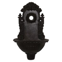 Nostalgie Antik Wasch Becken Wand Brunnen Garten Eisen Deko Brunnen