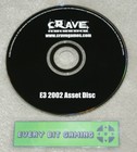 Crave Entertainment E3 2002 Asset Disc - Press Kit - Rare Promo NFS Crave Games