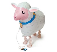 Folienballon Airwalker Schaf Luftballons Luftballon Folienballons