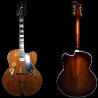 1952 Levin DeLuxe, Dommenget Jazz-PU, Pro Archtop Guitar, Amazing Tone, De Luxe