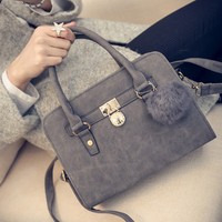 Neu PU-Leder-Handtaschen Damen Handtasche Schultertasche Messenger Bag