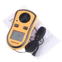LCD digitale Windgeschwindigkeit Temperatur Messgeraet Anemometer DE