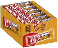 (1000g=10,80€) KitKat Chunky Peanut Butter - Limited Edition - 24 Schokoriegel
