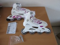 Roces Mädchen Inlineskates Compy 7.0 White-Violet Pink 38-41 400779-001-