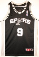Champion NBA Basketball San Antonio Spurs #9 Parker Authentic Trikot/Jersey 48XL
