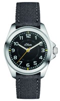 s.Oliver Kid´s Armbanduhr SO-3131-LQ - 32 mm - Textilband