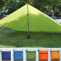 Outdoor Sonnendach Sonnensegel Wasserdichte Camping Kissen Überleben Obdach RO