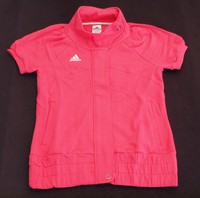 Adidas Jacke Kurzarm Pink Toll Nice Jacket Pulli  * NEU * 38 42  hoher Kragen*38