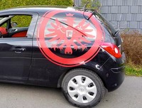 Eintracht Frankfurt SGE Aufkleber Riesig Adler Wappen 125 cm