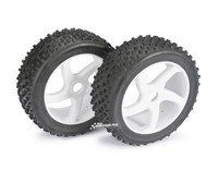 Absima Räderset Buggy 5-Speichen / Dirt weiß 1:8 (2) 2520012