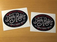 2x Biker Aufkleber Sticker Motocross Rider Cross Dirt Bike Tracker Flat NEU M001