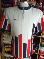 Vintage Radfahren Trikot AGU 90er (XXL) Shirt Maglia Cycling Jersey Synthetic
