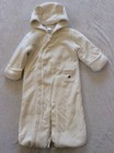 Baby Gap Snowsuit Bunting Fleece 6-12 Month Baby Cream