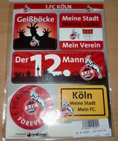 1. FC Köln  Aufkleber Set Redline