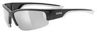 Uvex Fahrradbrille Sportbrille Sportstyle 215 black-white / silver