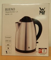WMF Bueno Wasserkocher mit 1,7Liter in Edelstahl und 2400 Watt Leistung, Silber