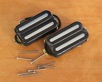 ARTEC HXTN HOT RAIL HUMBUCKER NECK BRIDGE oder SET CERAMIC BLACK IVORY WHITE TOP