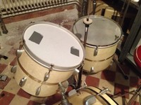 Vintage Toms Müller&Bock Hänge Tom Standtom massiver Snarestand 50s WMP no Sonor