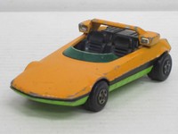 Bertone Runabout in orange/grün, Matchbox Speed Kings Nr.31, o. OVP, L: 10 cm