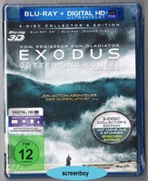 "EXODUS: GÖTTER UND KÖNIGE" - Ridley Scott - BLU RAY 3D + 2D - 3-Disc-Set OVP