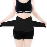 Bauchweggürtel Mieder Korsage Rückenbandage nach Geburt Corsage Gurt Schwarz