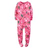 NWT ☀FOOTED FLEECE☀ CARTERS Girls Pajamas New SANTA CHRISTMAS 10 $32