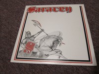Saracen / Trilogy - Next in line LP australia private metal 1986