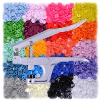 SNAPS SNAP Zange 300 Set T5 Druckknöpfe in 20 Farben für Scrapbook Nähen DIY