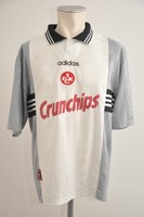 1997-98 1.FCK Kaiserslautern Trikot Gr. L Adidas Away Crunchips Jersey
