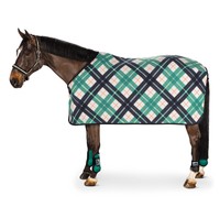 Eskadron Abschwitzdecke Raute Darknavy-Smaragdgreen