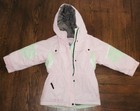 Columbia Light Pink & Light Green Winter Jacket Coat 3T GUC