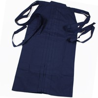Hakama blau aus maschinenfestem Mischgewebe für Aikido-Iaido-Kendo NEU