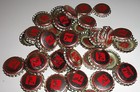 Soda pop bottle caps Lot of 50 plastic lined 7UP unused and new old stock