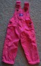 OshKosh Girl's Size 2T Pink Corduroy Overalls. Cute!