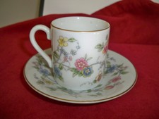 Miniture Floral Tea Cup and Saucer Corona 8530