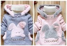 Toddler Baby Girls outerwear Hooded coats Winter Jacket Kids Girls Clothes