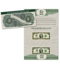 2013 $2 Double Duece Currency 5000 Limited Sets Sold Out At Bep Low Serial #'s