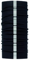 BUFF Multifunktionstuch R-NEGRO mit Reflektoren,schwarz, Polyester,one size