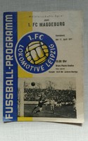 Programmheft 1.FC Lok Leipzig 1.FC Magdeburg 17.04.71 DDR Oberliga FCM DFV 