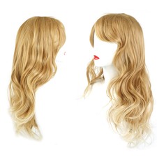 Fashion Women Long Wavy Curly Hair Cosplay Costume Party Full Wig/Wigs