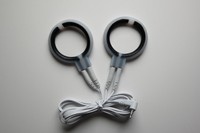 2 x Silikon Ring-Elektroden 40/50mm | REIZSTROM/EMS/TENS/E-STIM/ESTIM
