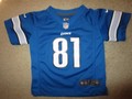 NWT Women\u0026#39;s Detroit Lions Calvin Johnson 81 Nike White Platinum ...  