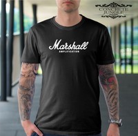 MARSHALL AMPLIFICATION T-SHIRT_GUITAR AMP_MUSIC TEE