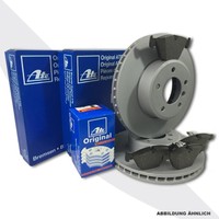 ATE BREMSSCHEIBEN BREMSE BREMSEN BELÄGE VORNE VW TRANSPORTER T4 BUS