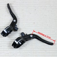 PROMAX CROSS ZUSATZ BREMSHEBEL SET FÜR LENKER MIT Ø 31,8 23,8 MM ALU SCHWARZ