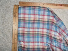 1860s Corded Sun Bonnet Cotton Civil War Victorian Blue Plaid