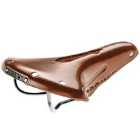 Brooks Team Pro Imperial, Fahrradsattel, Ledersattel, Herren, honig